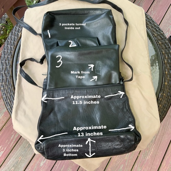 Carlos Falchi Vintage Black Crossbody/shoulder bag - Picture 10 of 13